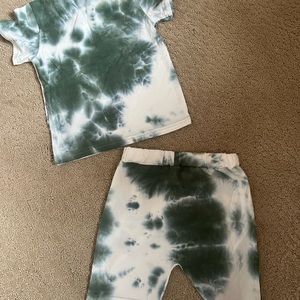 Toddler tie dye outfit